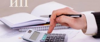 Accounting statements of individual entrepreneurs