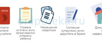 Documents required for donating an apartment with a mortgage