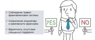 недостатки франшизы