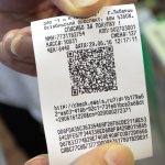 qr code on the receipt