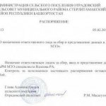 order on the appointment of responsible persons