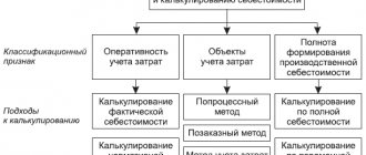 Rice. 6.1. Approaches to cost accounting and costing