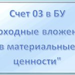 'Счет 03 в бухгалтерском учете "Доходные вложения в материальные ценности", что учитывается, корреспонденция счетов, проводки' width="400