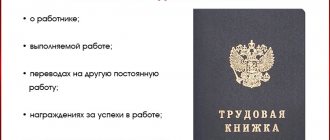 Трудовая книжка