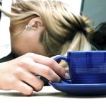 Уставшая работница